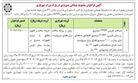 آگهی فراخوان واگذاری