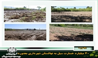 ۴۰میلیارد خسارت سیل به نهالستان شهرداری بجنورد