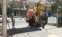 لکه گیری آسفالت معابر سطح شهر - هفته دوم خردادماه