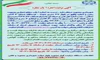 آگهی مزایده اجاره یک باب مغازه