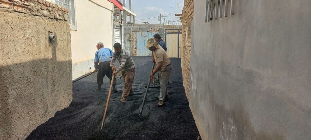 لکه گیری آسفالت معابر معراج