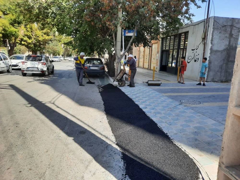 لکه گیری آسفالت معابر