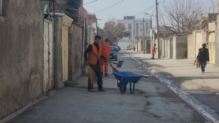 محله تکانی شهر شروع شد