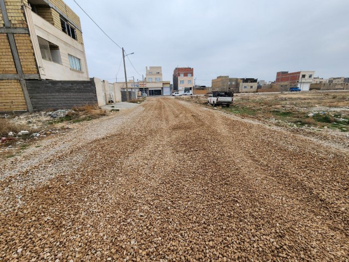 گزارش تصویری از زیرسازی  خیابان شهید اسدی(پشت فرودگاه )